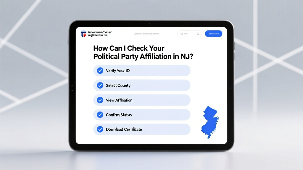 NJ Party Affiliation Check: 5 Free Official Ways (2026)