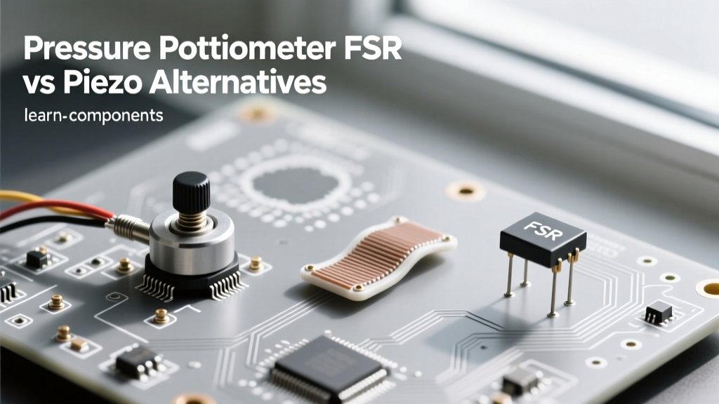 Pressure Potentiometer Alternatives: FSR vs Piezo Sensors