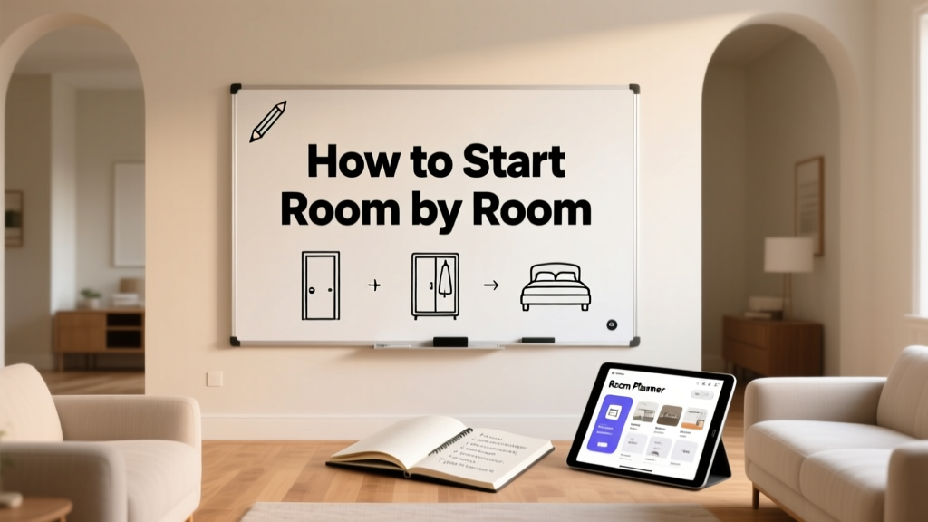 How To Start Room By Room: A Practical, Step-by-Step Minimalist Living Plan