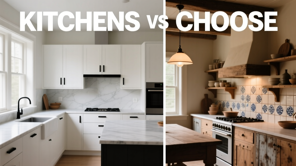 Kitchens vs. Choose: Decoding the Critical Distinction Between Kitchen Layouts and Cabinet Selection Systems