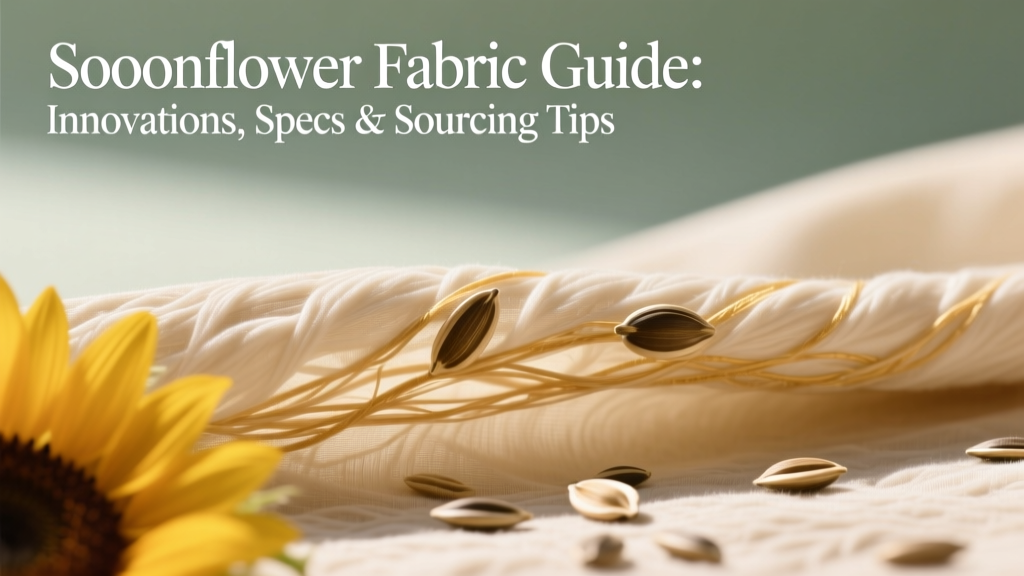 Sooonflower Fabric Guide: Innovations, Specs & Sourcing Tips