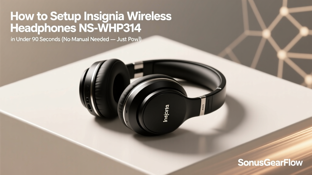Insignia NS-WHP314 Setup Guide (2026)