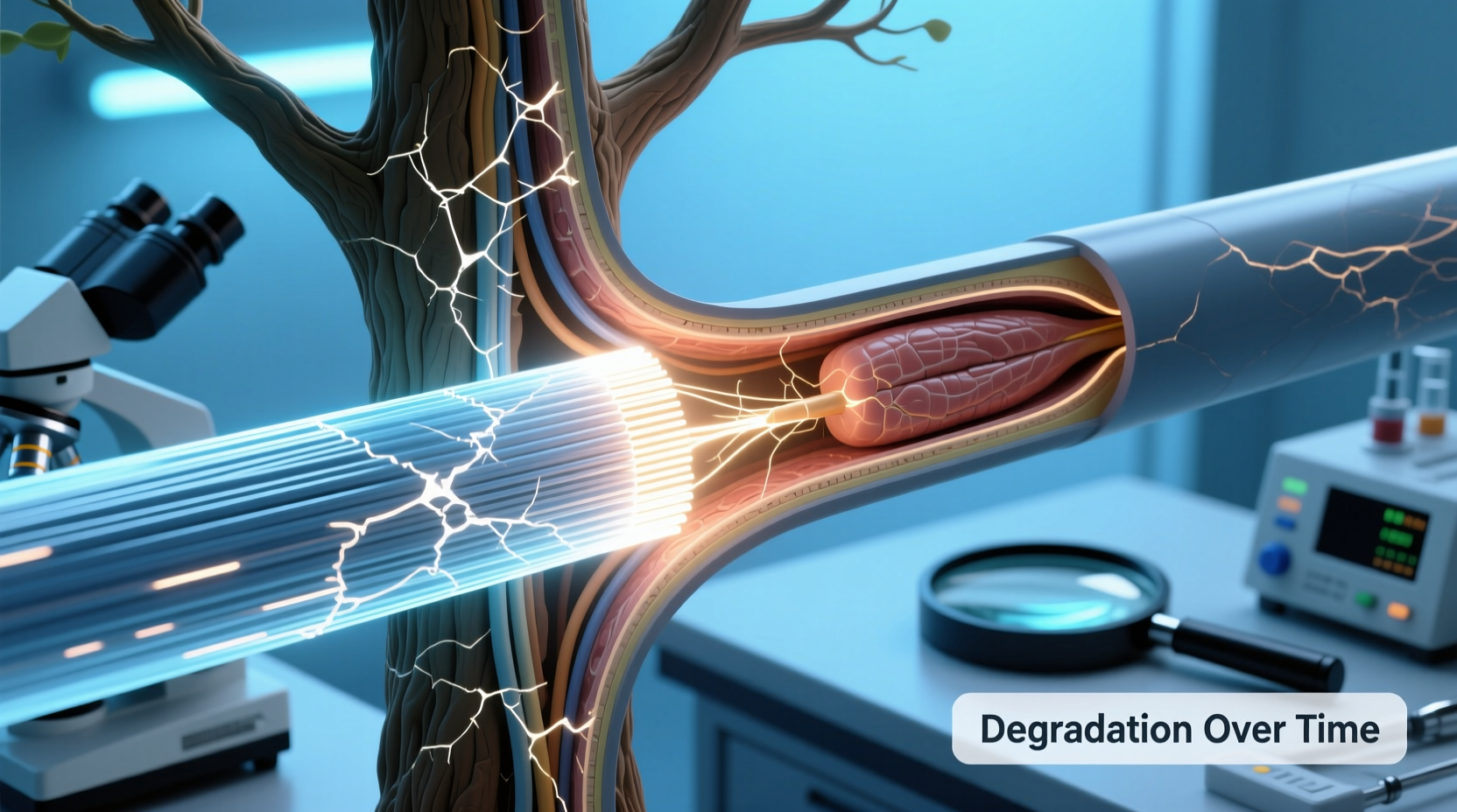 why does my fiber optic tree dim over time and how to fix it