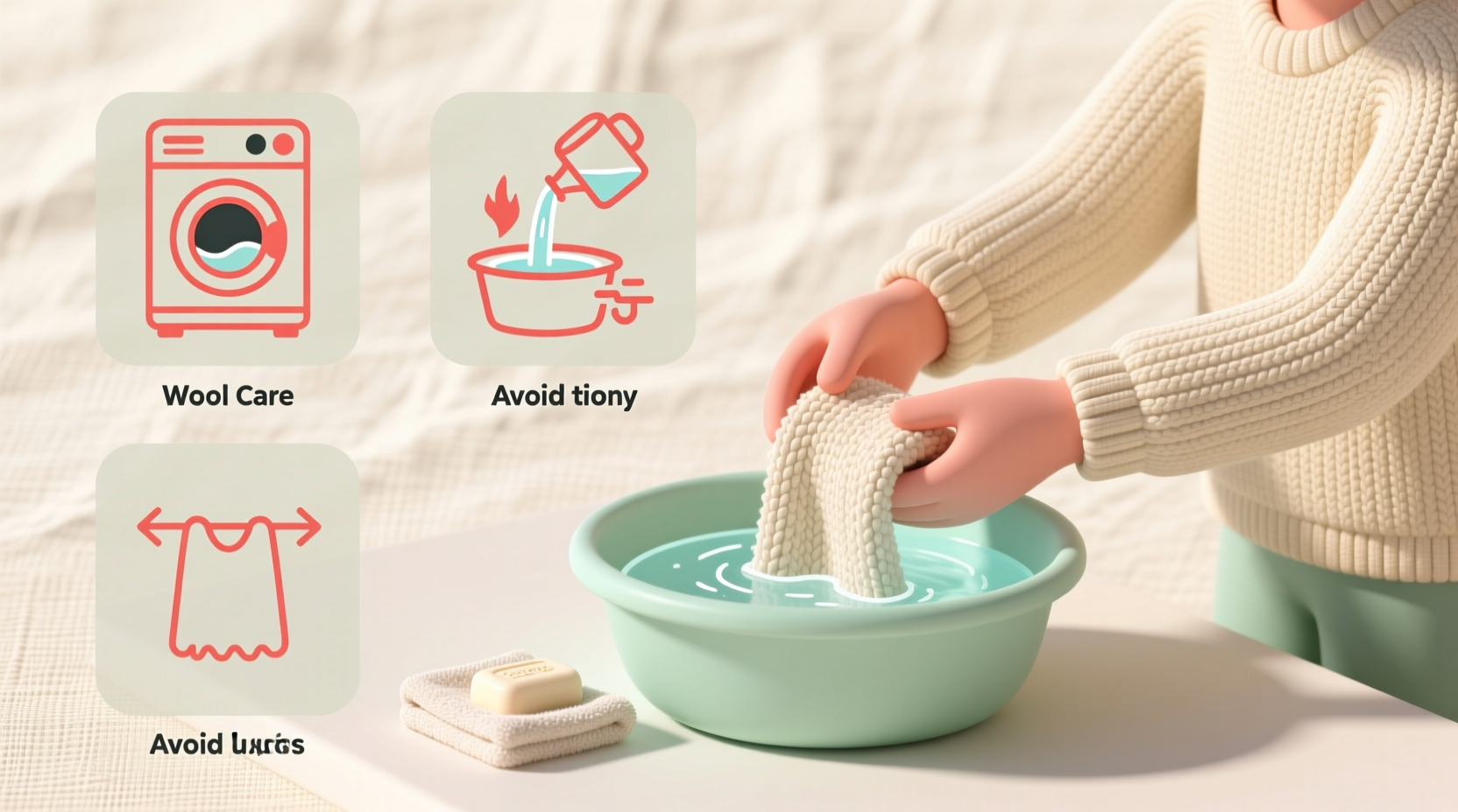 avoid these mistakes when washing wool