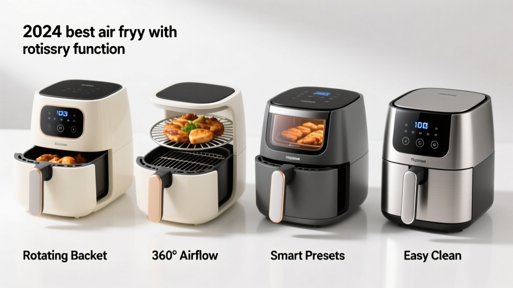 Best Air Fryer with Rotisserie & Rotating Basket (2026)