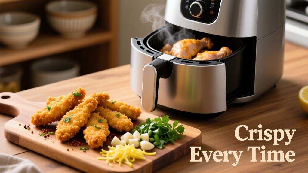 Crispy Air Fryer Chicken Tenders (No Soggy Breading!)