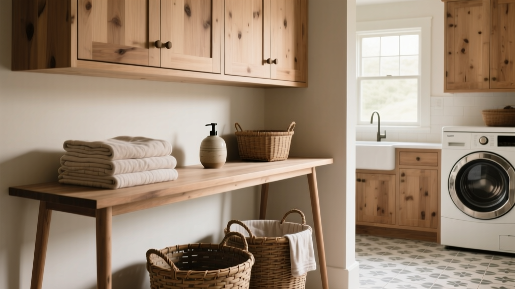 Best Farmhouse Laundry Room Shelf: Stylish & Sturdy