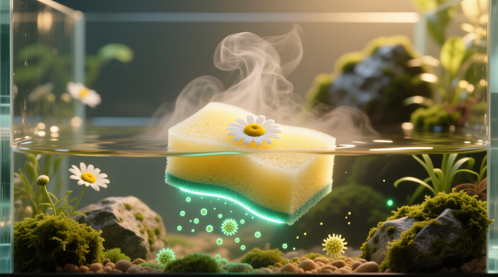 eco friendly amphibian sponge cleaning