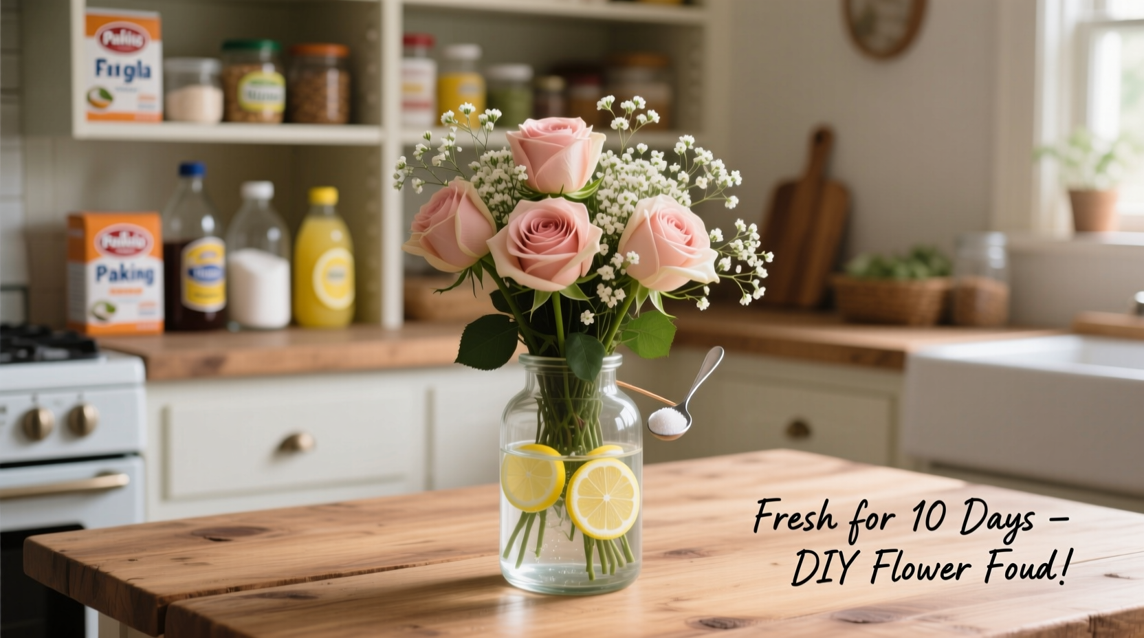 how to keep cut flowers fresh longer using pantry staples not florists