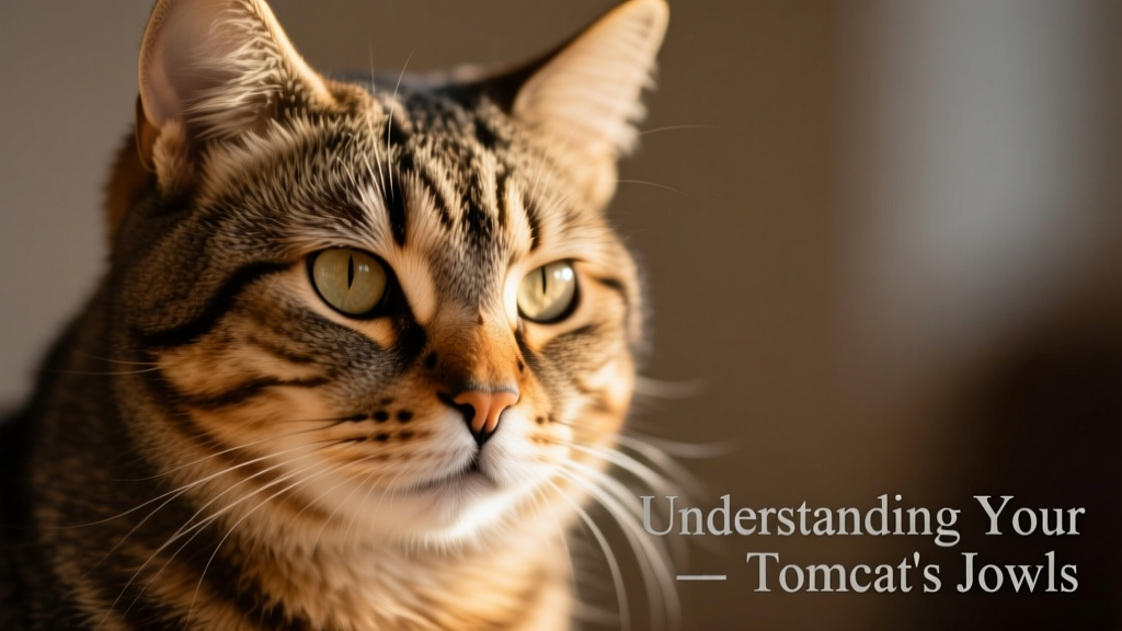 What are tomcat cheeks? Understanding your male cat’s jowls