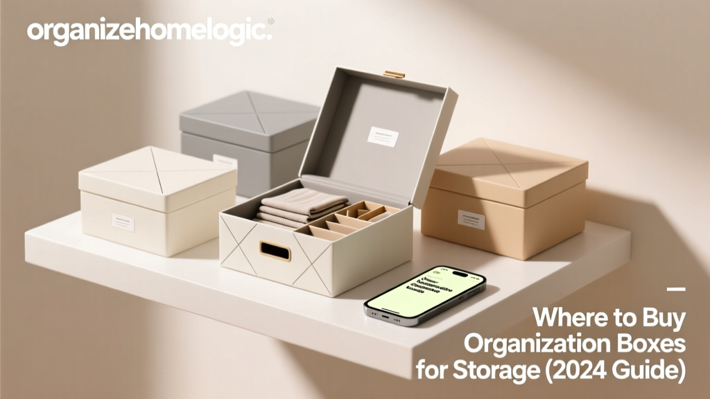 Where to Buy Organization Boxes for Storage (2024 Guide)