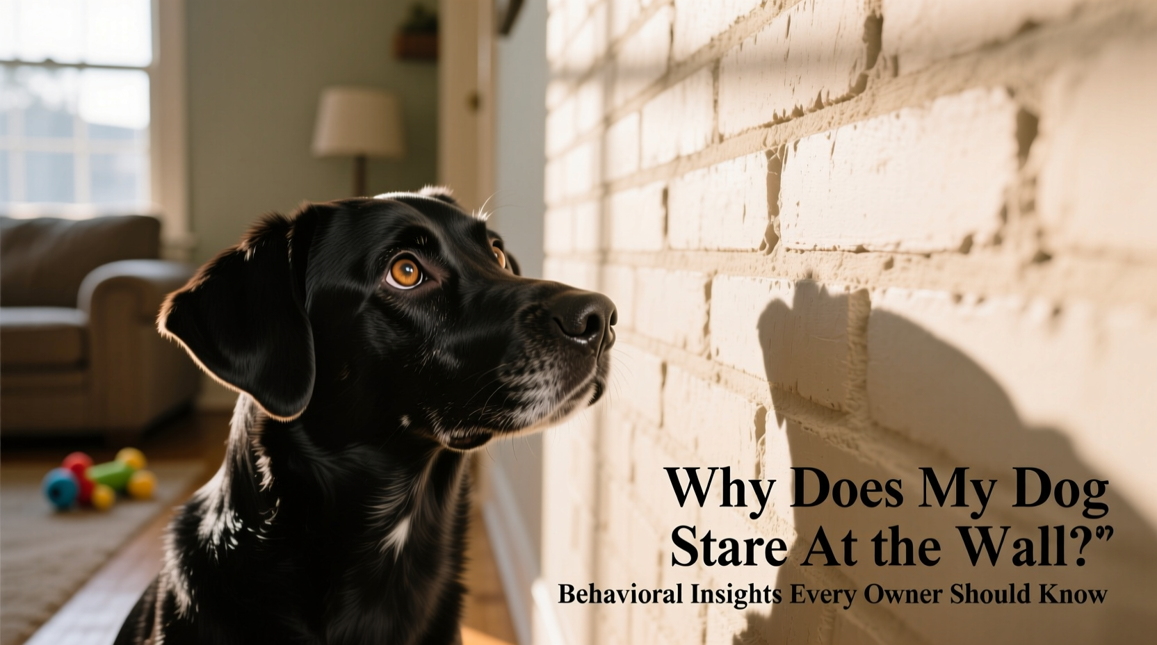 why does my dog stare at the wall behavioral insights every owner should know