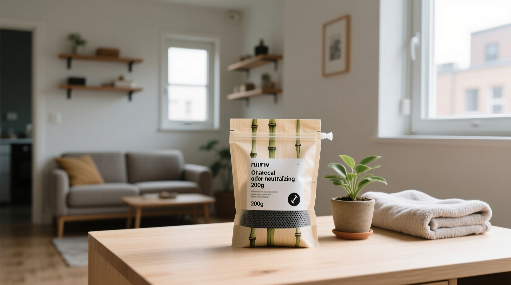 bamboo charcoal air purifier bag for pet odors
