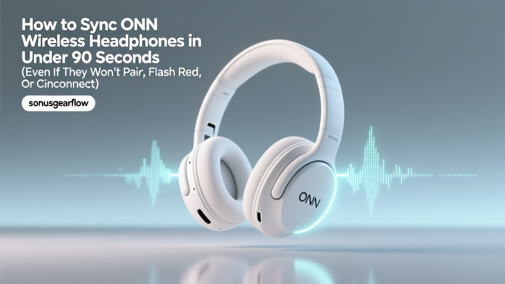 ONN Wireless Headphones Sync: Fix Pairing in 90 Sec (2026)