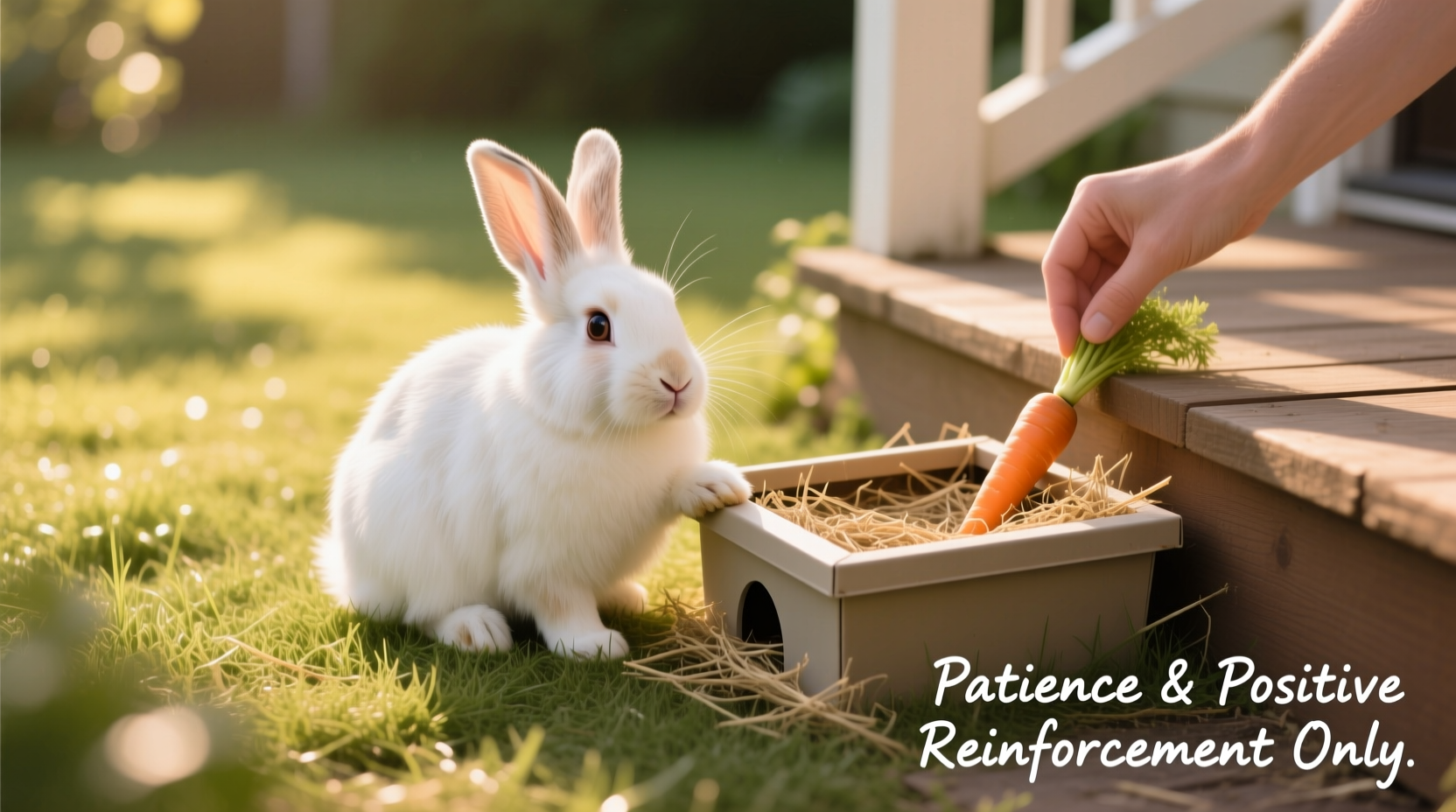 how to potty train a stubborn rabbit without stressing them out