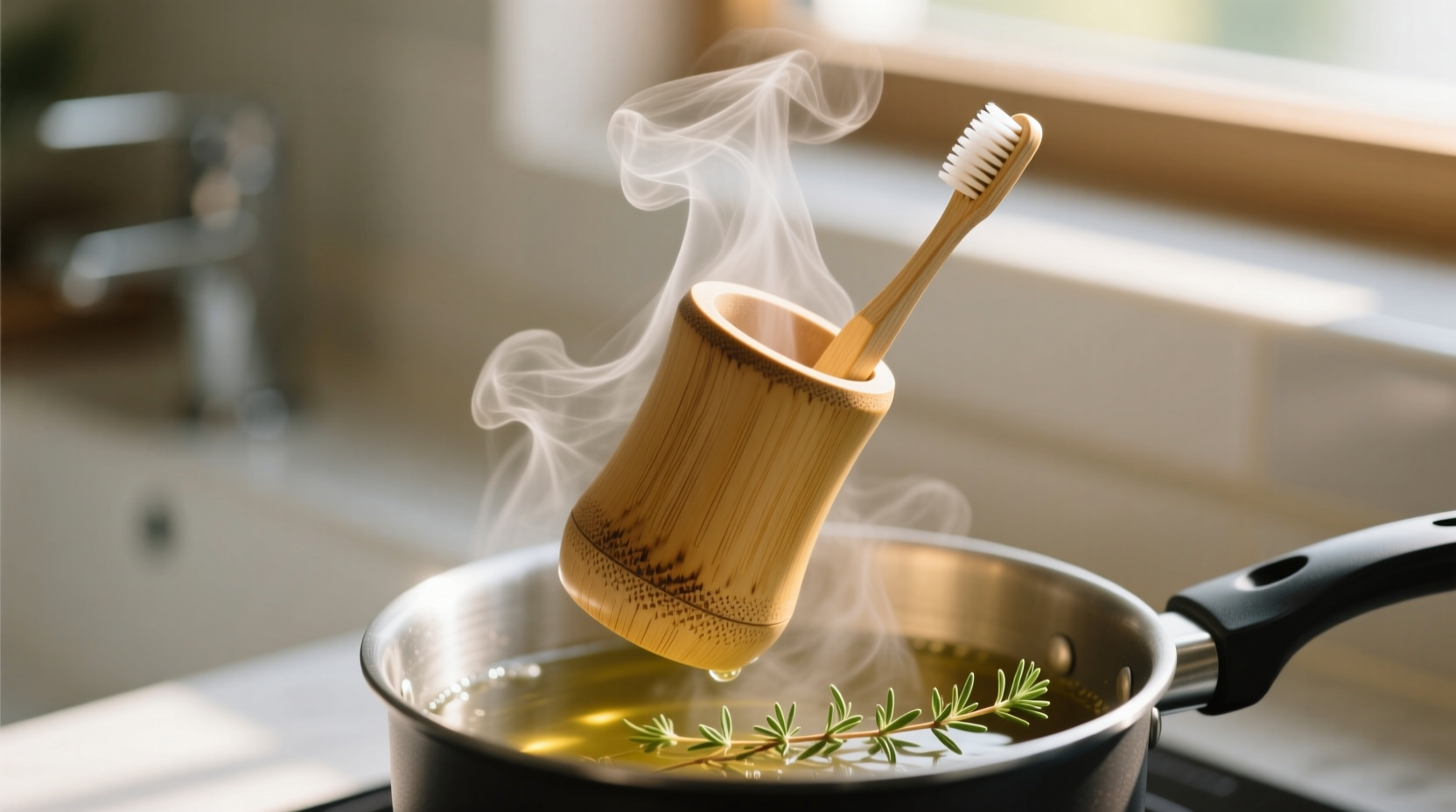 eco friendly cleaning tips thyme steam for bamboo holders