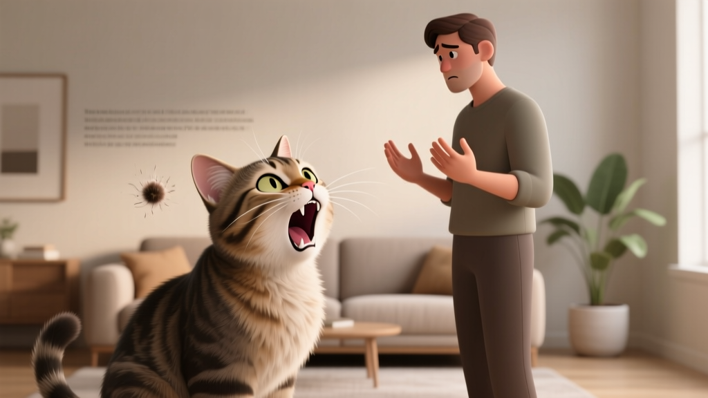 Why Cat Hissing Behavior for Hairballs Isn’t Just ‘Normal’
