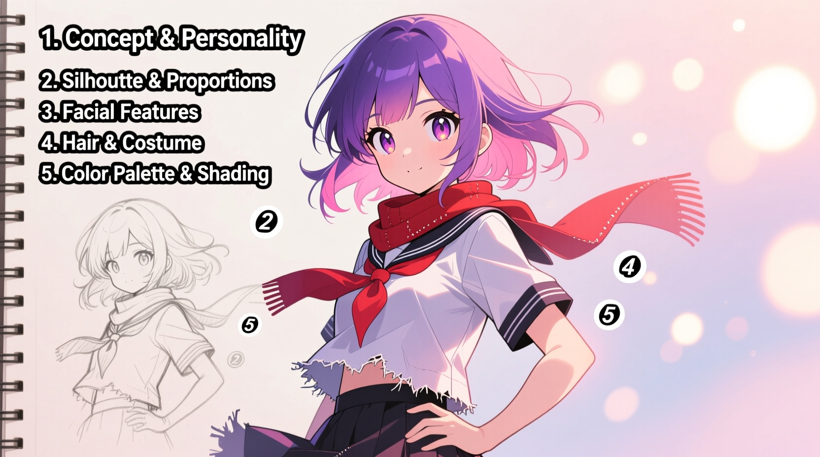 step by step guide to creating your own anime character from scratch