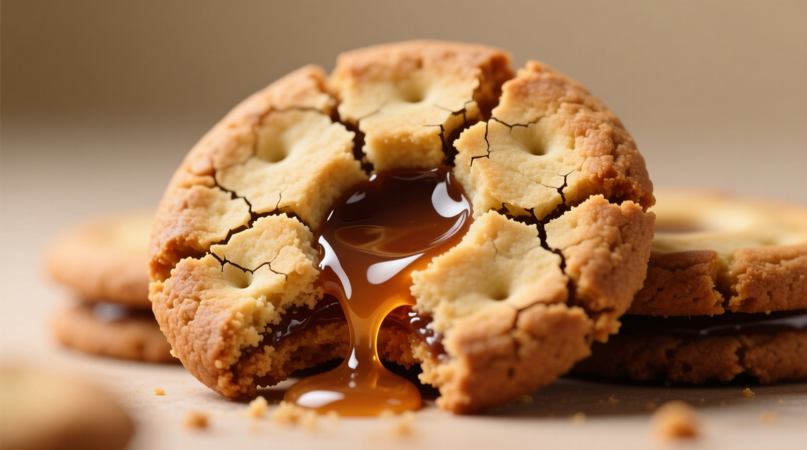 make brittle crunchy cookies on purpose with melted