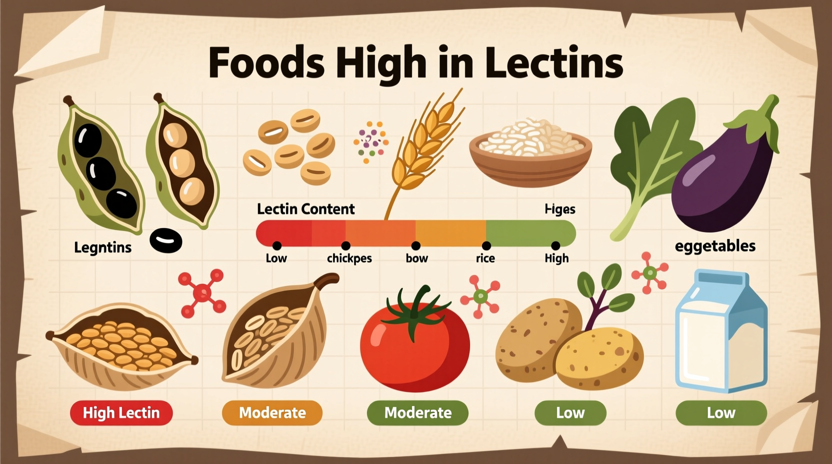 what foods contain lectins