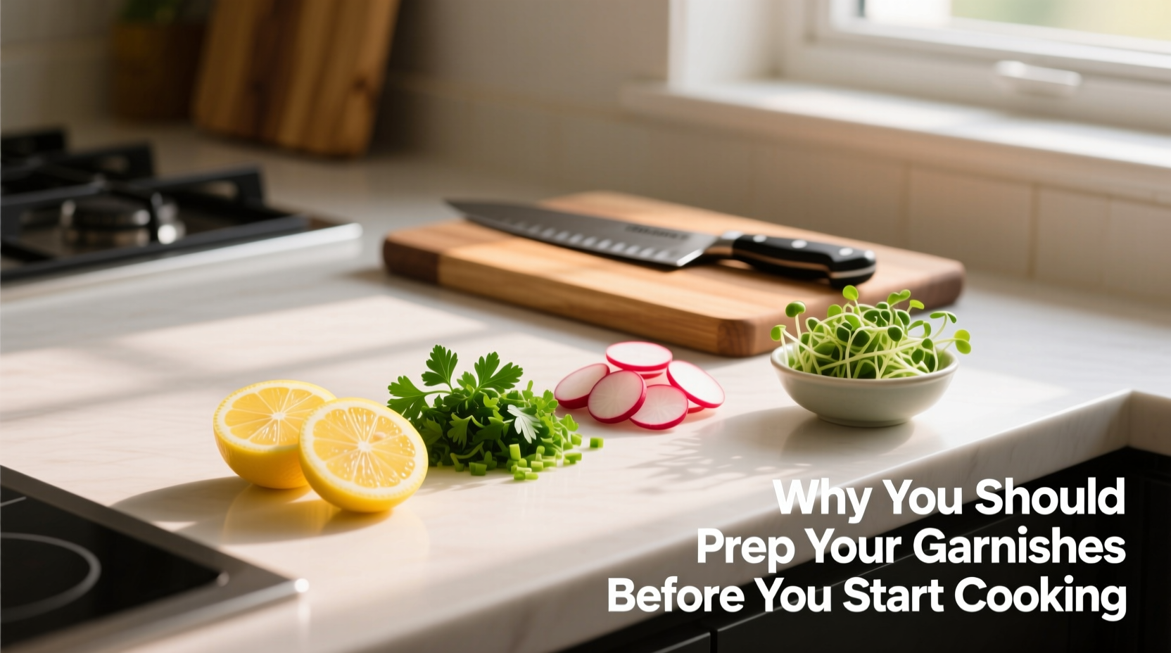 why you should prep your garnishes before you start coo
