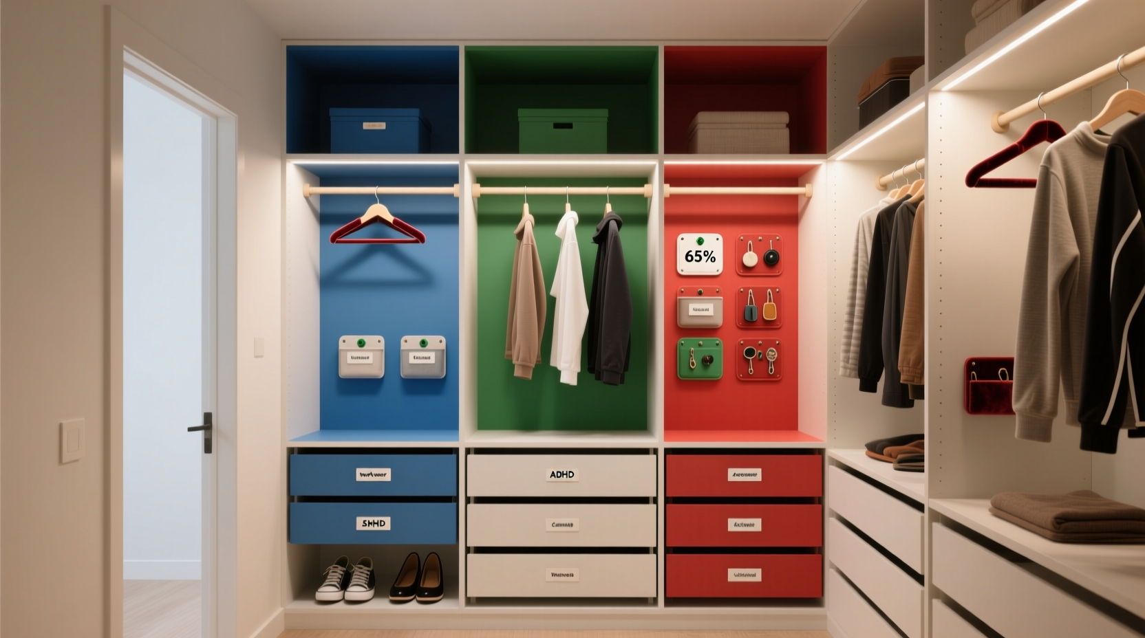 adhd closet organization proven spatial hacks