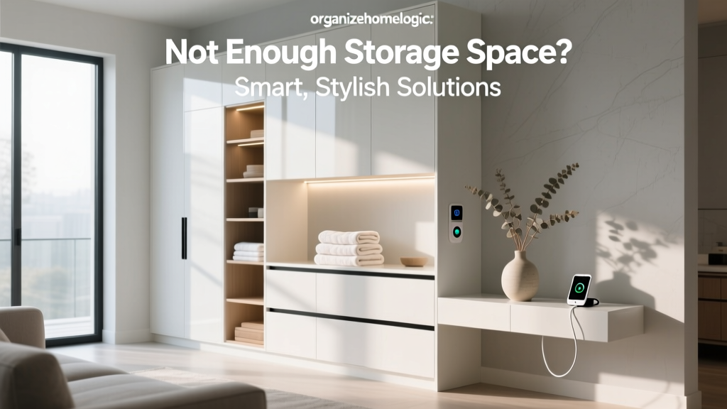 Not Enough Storage Space? Smart, Stylish Solutions