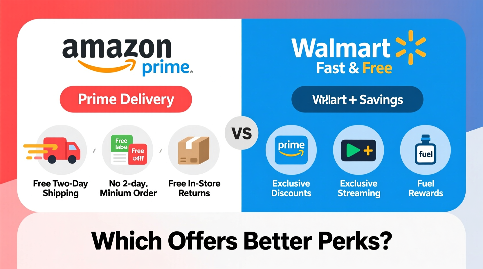 amazon prime vs walmart plus which delivery service offers better perks