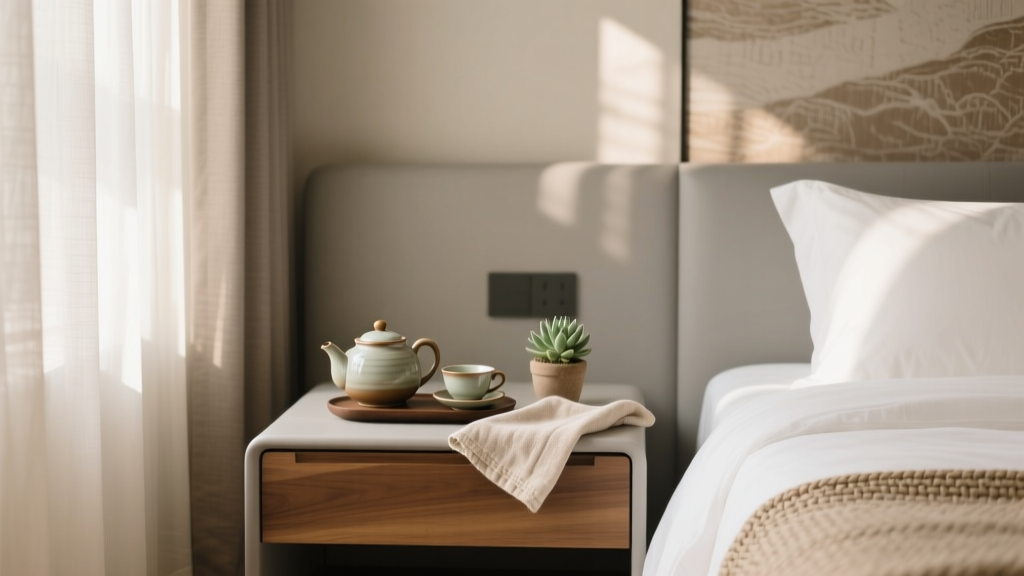 Best Bedroom Bedside Tea Setup - The Decor Mag