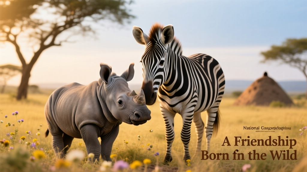 Orphaned Rhino and Zebra Babies Strike up Heartwarming Friendship Worthy of a Children’s Book