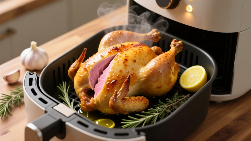 Best Air Fryer Whole Roast Chicken Recipe (Crispy & Juicy)