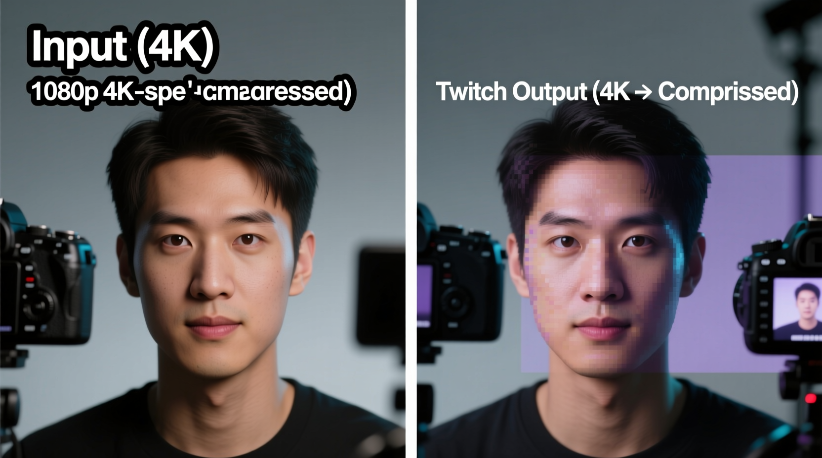 4k vs 1080p webcam for streaming does twitch compression ruin the quality anyway