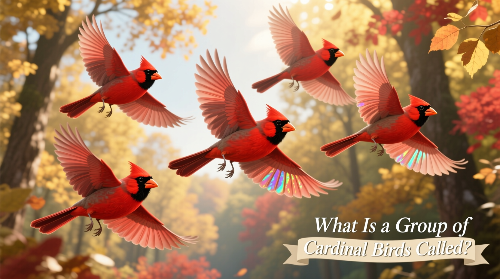 what is a group of cardinal birds called