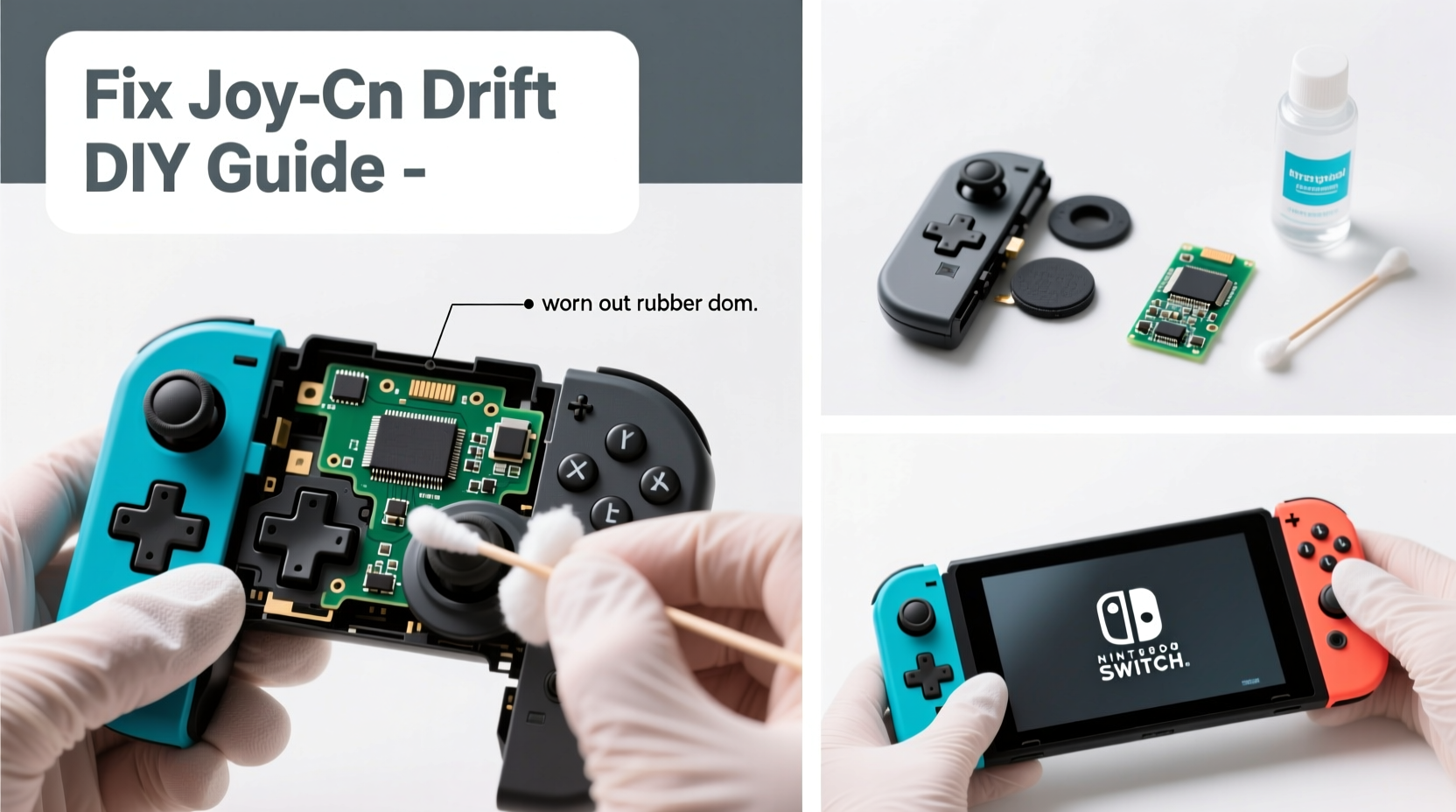 how to fix drift on switch joy cons without buying new controllers