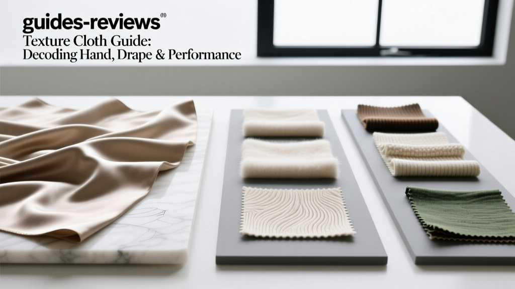 Texture Cloth Guide: Decoding Hand, Drape & Performance