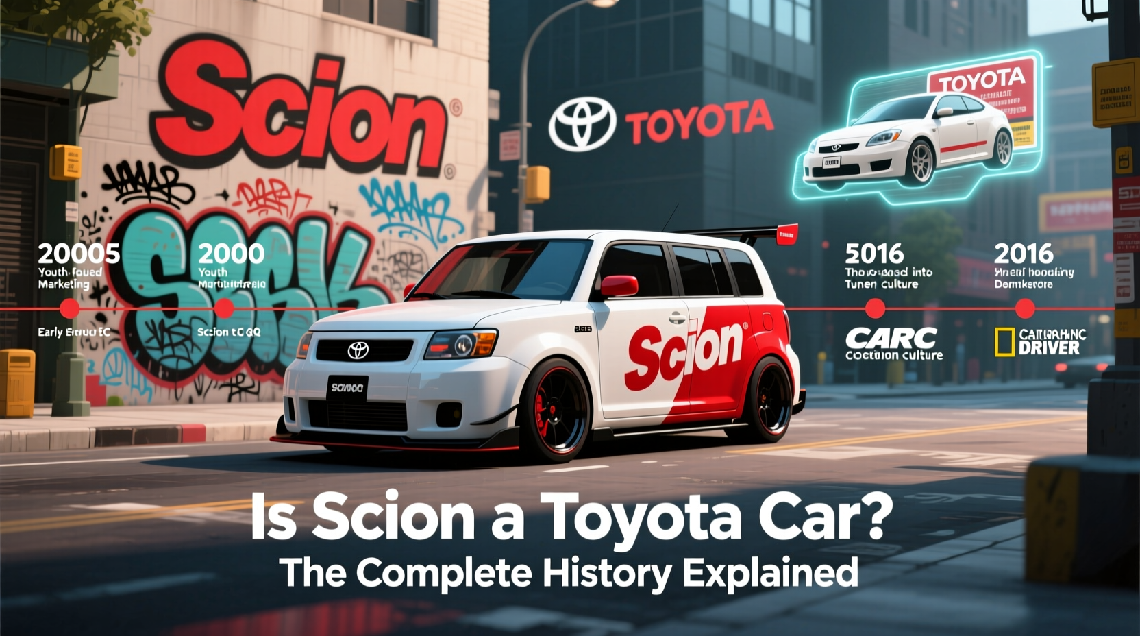is scion a toyota car