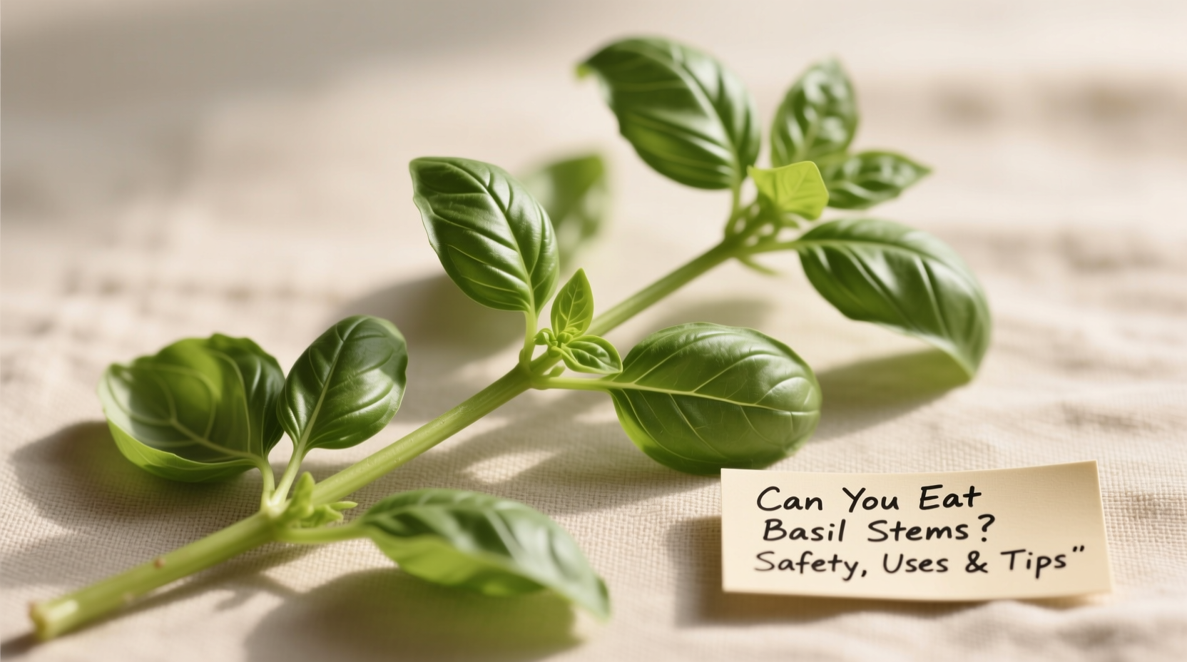 5 Ways to Use Basil Stems | TheHomeSprouts