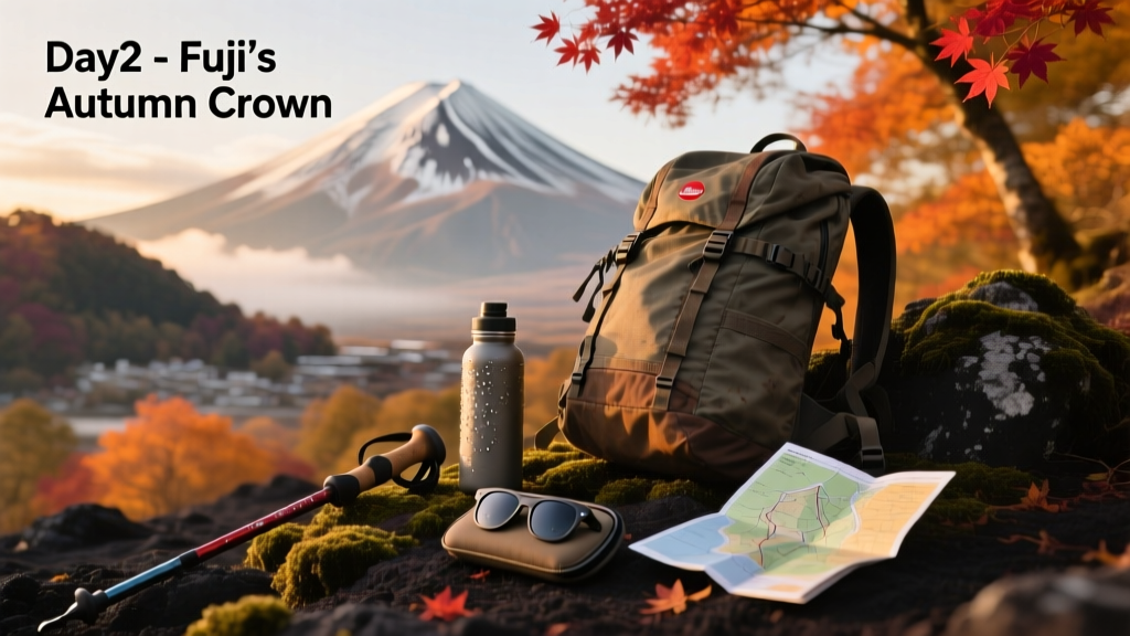 Mount Fuji Fall Colors Trip Report: Day 2 — Kawaguchiko to Lake Sai, Trail Conditions, Gear Performance & Real-Time Leaf Index Data