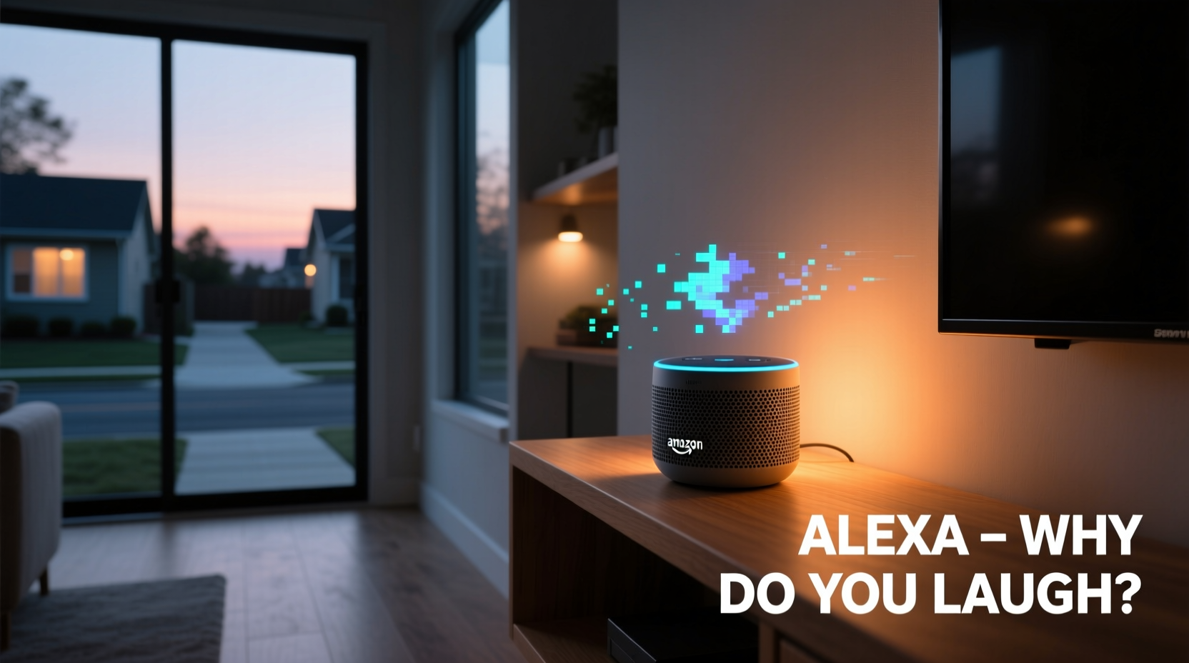 why does my alexa randomly laugh and can you disable creepy glitches