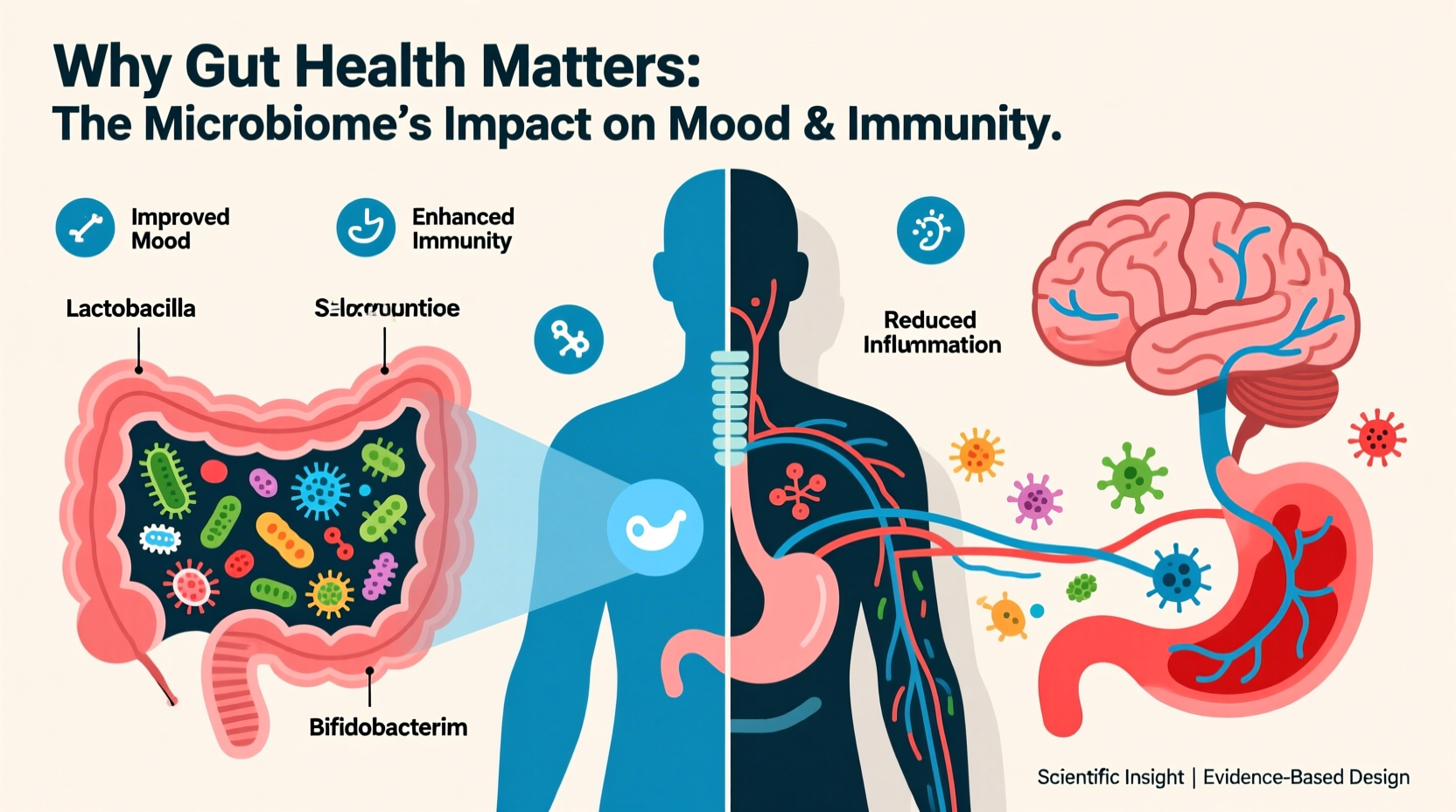 why is gut health important microbiome impact on mood and immunity
