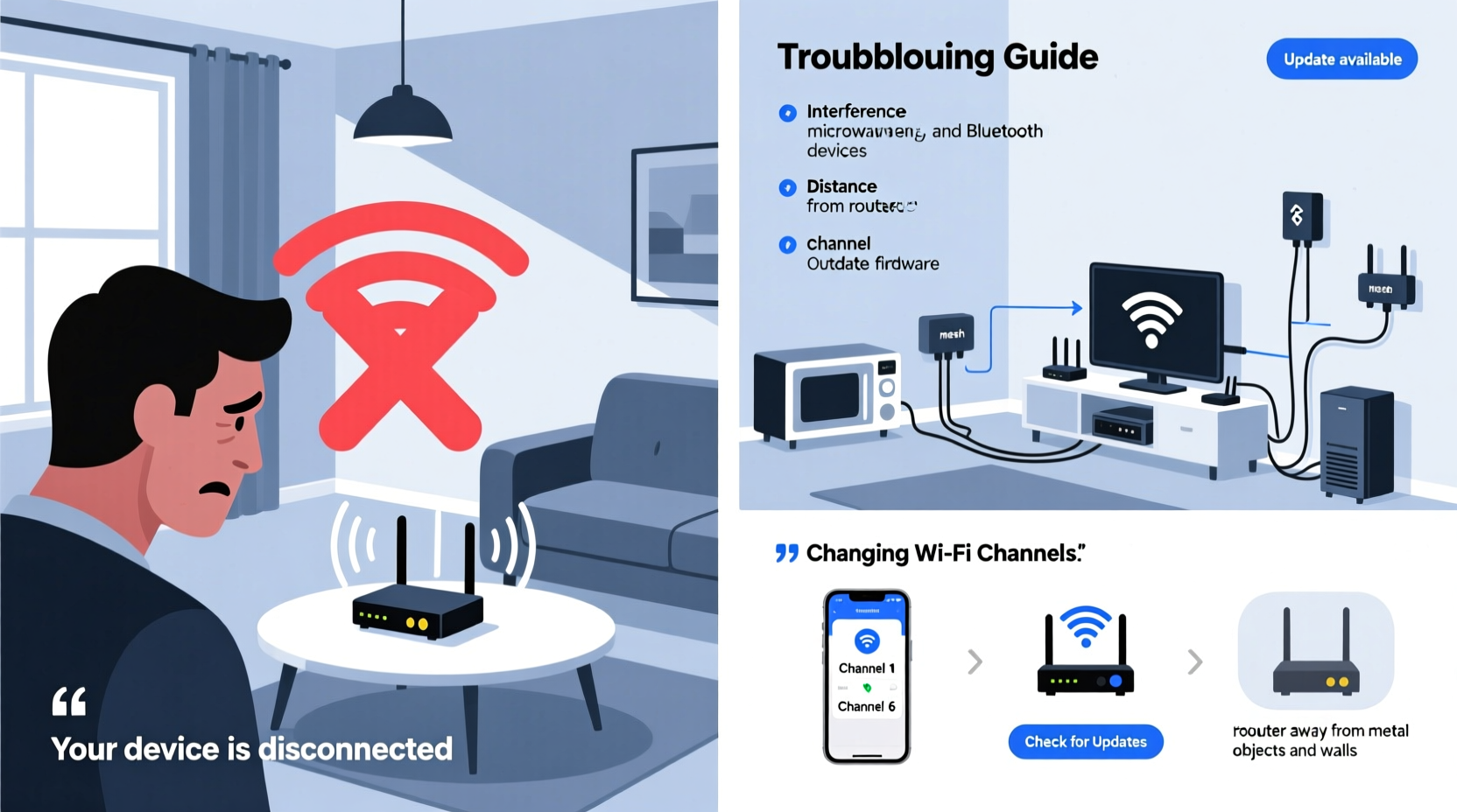 why does my wi fi disconnect randomly and how to stabilize it