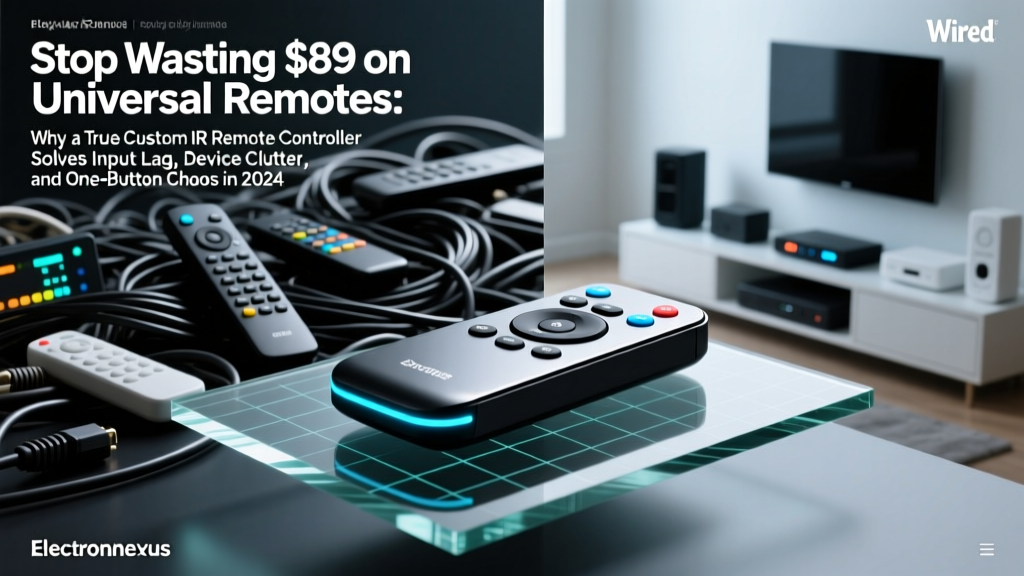 Stop Wasting $89 on Universal Remotes: Why a True Custom IR Remote Controller Solves Input Lag, Device Clutter, and One-Button Chaos in 2024