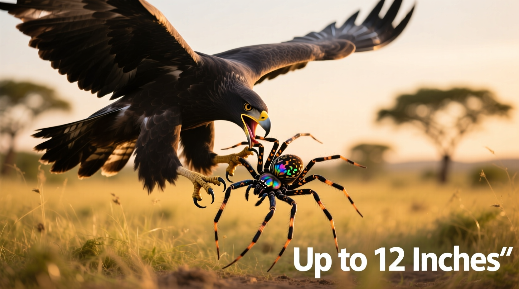 how big is a bird eating spider