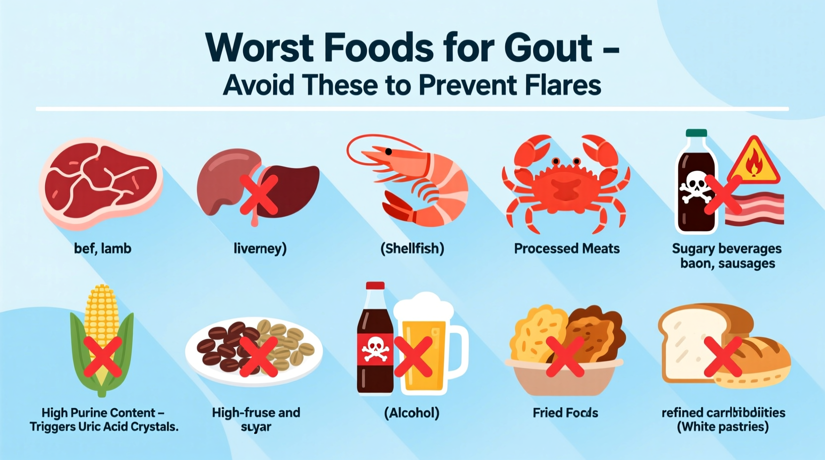 Worst Foods for Gout: Top 5 Triggers to Avoid Immediately