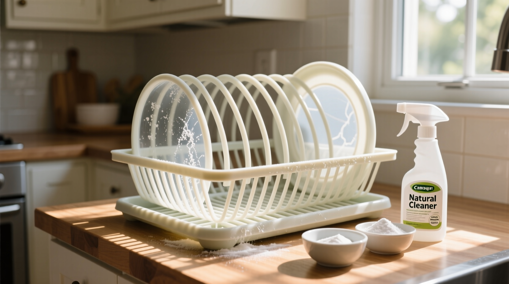 eco friendly silicone dish rack deep clean