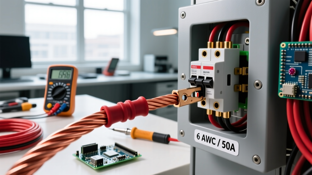 Can You Use 6 AWG Wire for a 50 Amp Breaker? Sizing Rules & NEC Guide