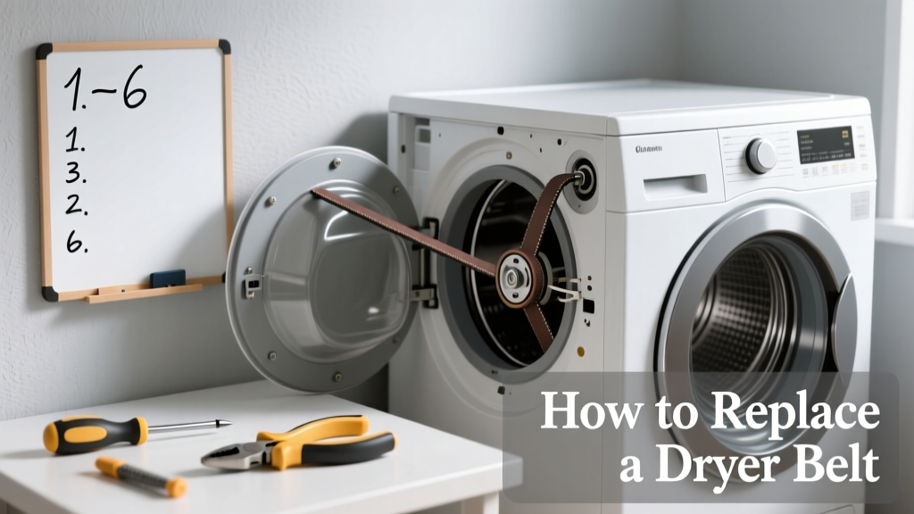 How to Replace a Dryer Belt: A Step-by-Step Repair Guide