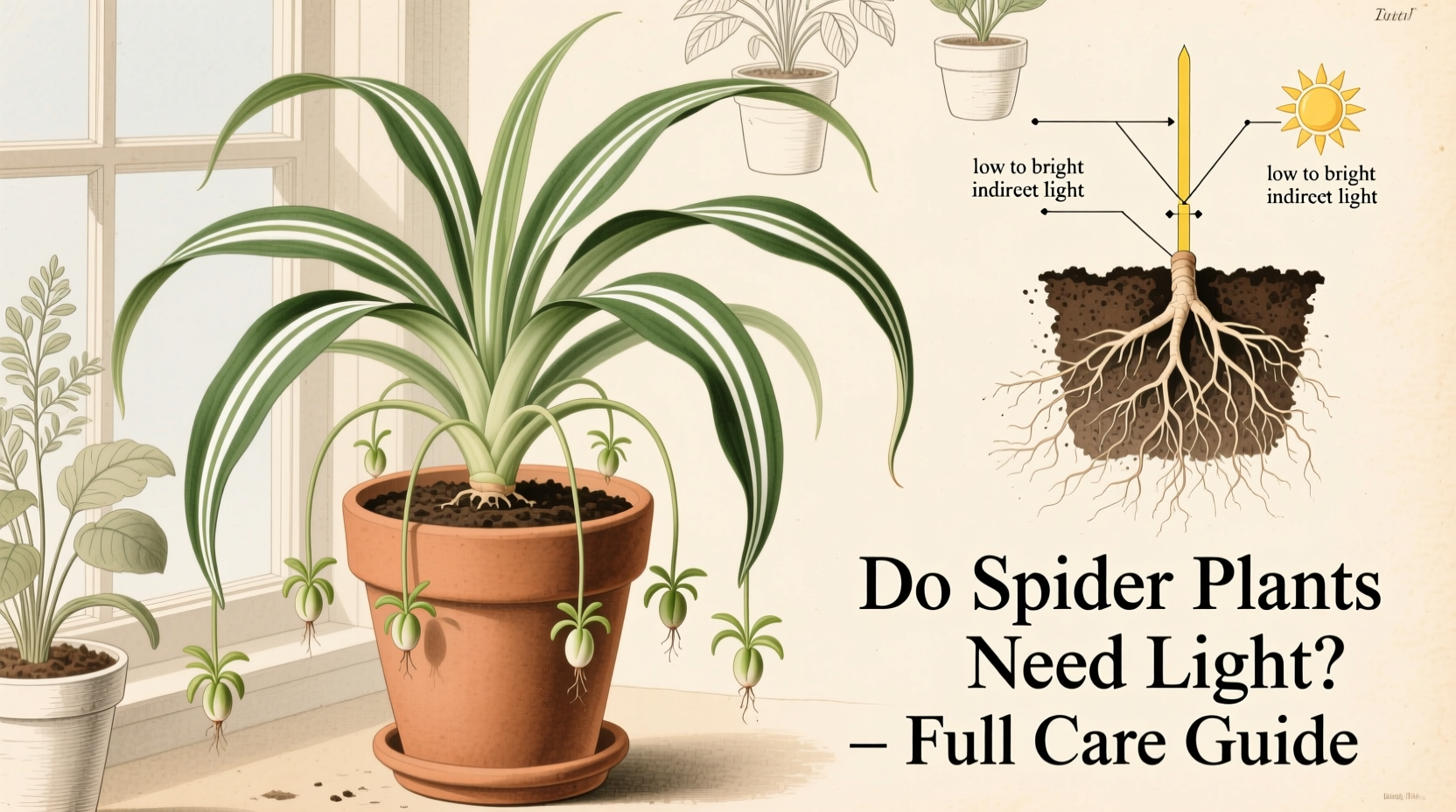 Spider Plant Light Guide: 5 Tips | TheHomeSprouts