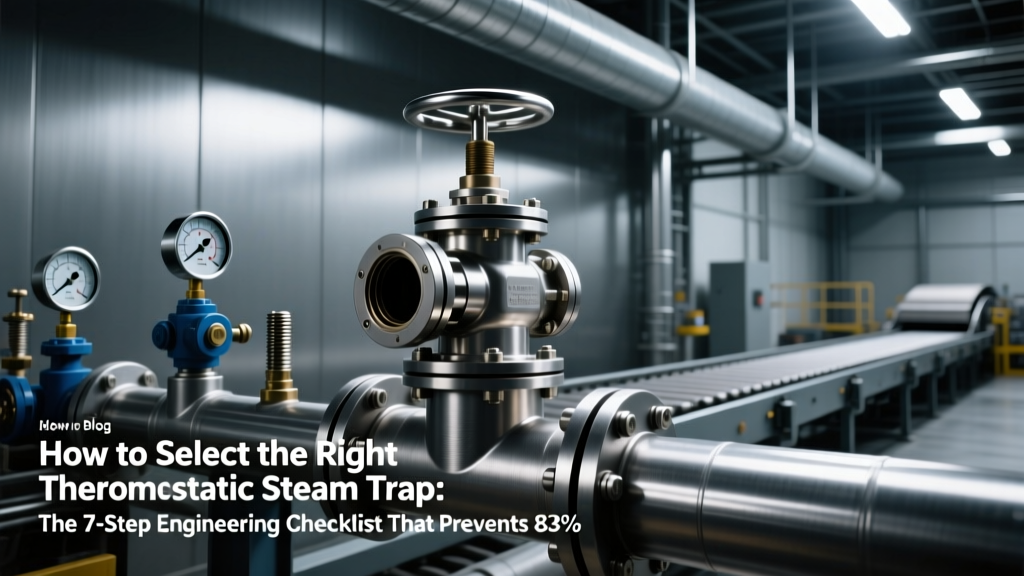 Thermostatic Steam Trap Selection: 7-Step Engineering