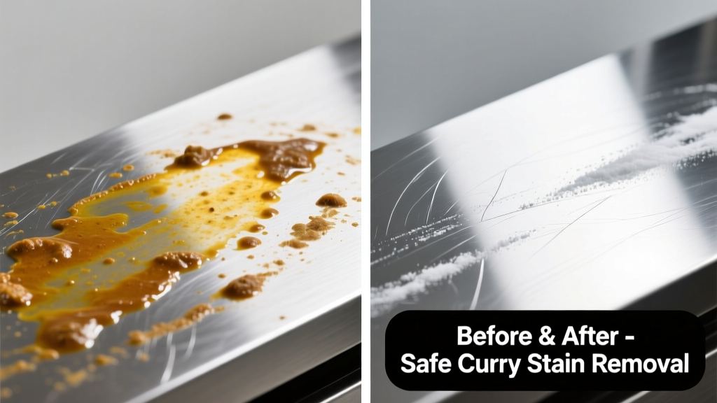 How to Remove Curry Stains from Stainless Steel Safely